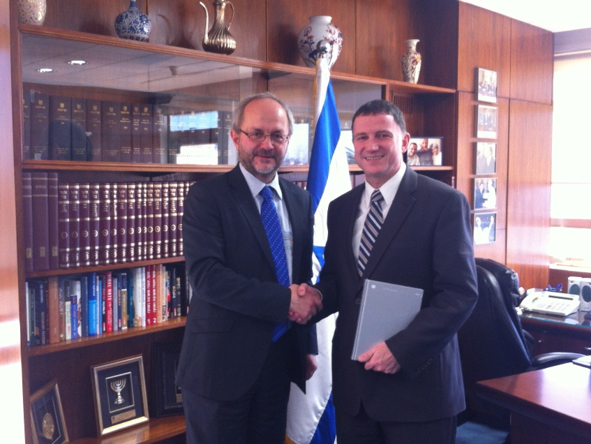 Treffen mit dem Knesset-Präsidenten